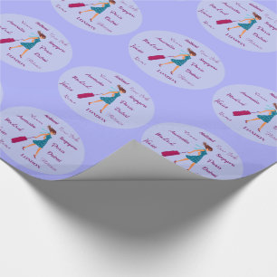 Papier Cadeau Voyageur mondial