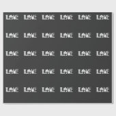 Papier Cadeau Vrai agent immobilier : Amour vendu de propriété (Plat)