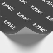 Papier Cadeau Vrai agent immobilier : Amour vendu de propriété (Coin)