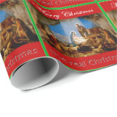 Papier Cadeau Vrai Noël (Coin rond)