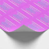 Papier Cadeau Vrai romance poème motif rose (Coin)