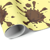 Papier Cadeau VTT Boudding Splats Thunder_Cove (Coin rond)