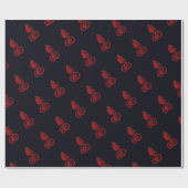 PAPIER CADEAU VTT CYCLISTE BMX MTB (Plat)