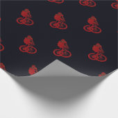 PAPIER CADEAU VTT CYCLISTE BMX MTB (Coin)