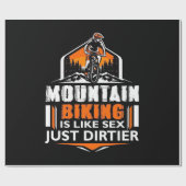 Papier Cadeau VTT Juste Dirtier (Plat)
