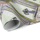 Papier Cadeau VTT Llandegla mtb bmx (Coin rond)