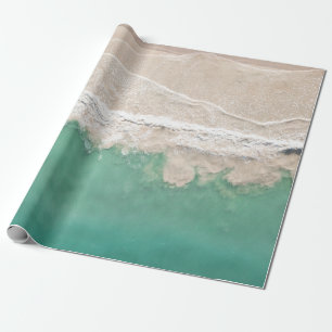 PAPIER CADEAU VUE AÉRIENNE DE LA MER