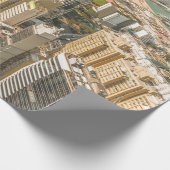 PAPIER CADEAU VUE AÉRIENNE DES BÂTIMENTS DE LA VILLE (Coin)