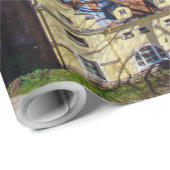 Papier Cadeau Vue aérienne du centre de Tallinn (Coin rond)