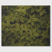 Papier Cadeau Vue aérienne du plante à feuilles vertes (Plat)