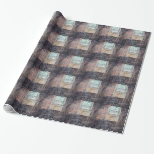 Papier Cadeau Vue arrière de la rue