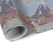 Papier Cadeau Vue de Dolný Kubín par Arnold Peter Weisz (Coin rond)