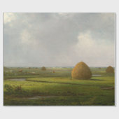 Papier Cadeau Vue de Marshfield, 1876 par Martin Johnson Heade (Plat)