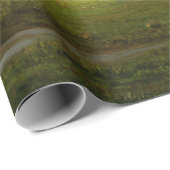 Papier Cadeau Vue de Marshfield, 1876 par Martin Johnson Heade (Coin rond)