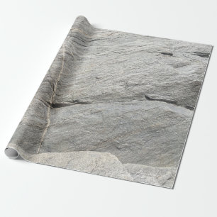 Papier Cadeau Vue de roche grise
