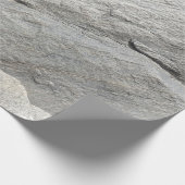 Papier Cadeau Vue de roche grise (Coin)