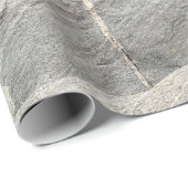 Papier Cadeau Vue de roche grise (Coin rond)