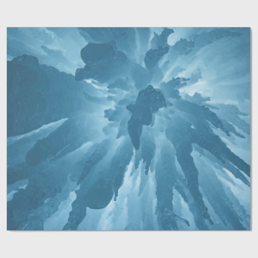 Papier Cadeau Vue en angle faible des stalactites (Plat)