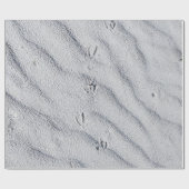 Papier Cadeau Vue en haut des dunes de sable (Plat)