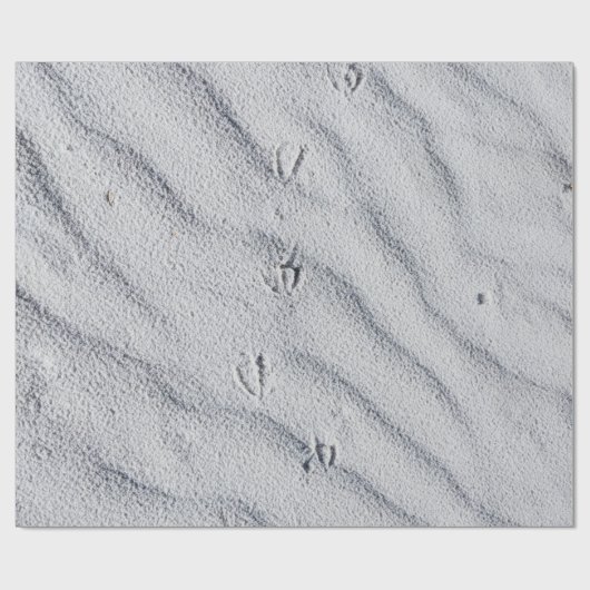 Papier Cadeau Vue en haut des dunes de sable (Plat)