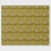 Papier Cadeau Vue hiver (Plat)