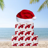 Papier Cadeau Vue latérale de l'Hibiscus rouge