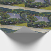 Papier Cadeau Vue Macke vintage Août Du Tegernsee (Coin)