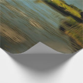 Papier Cadeau Vue Noir d'un lac (Coin)