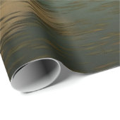 Papier Cadeau Vue Noir d'un lac (Coin rond)