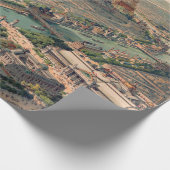 Papier Cadeau Vue panoramique de l'Exposition Universelle de Par (Coin)