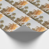 Papier Cadeau Vue Pittoresque sur la plage de Palm (Coin)