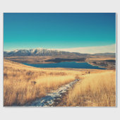 Papier Cadeau Vue pittoresque sur le point de vue du sommet du M (Plat)