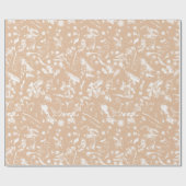 Papier Cadeau Vue rapprochée d'un mur texturé avec patte (Plat)
