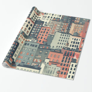 Papier Cadeau Vue ville