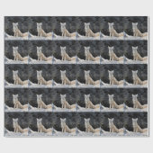 Papier Cadeau Vulpes corsac (Plat)