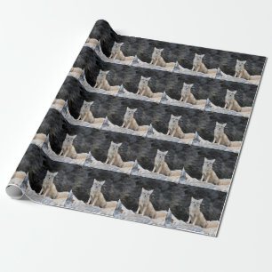 Papier Cadeau Vulpes corsac