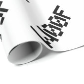 Papier Cadeau W00F [Sons animaux de léopards] (Coin rond)