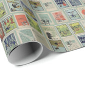 Papier Cadeau W. W. Denslow Illustrations Merveilleux magicien d (Coin rond)