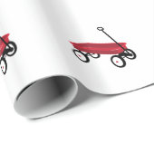 Papier Cadeau Wagon rouge (Coin rond)
