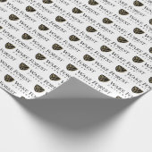 Papier Cadeau Wake Forest University Wordmark (Coin)