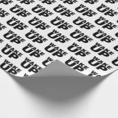 Papier Cadeau Wake up Black (Coin)