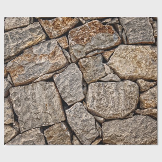 Papier Cadeau Wall stones masonry rocks (Plat)