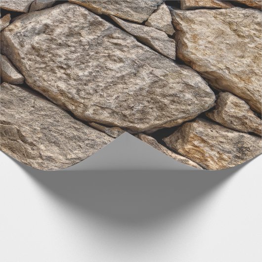 Papier Cadeau Wall stones masonry rocks (Coin)