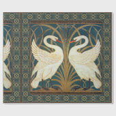 Papier Cadeau Walter Crane Swan (Plat)