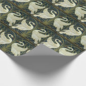 Papier Cadeau Walter Crane Swan & Rush and Iris Victorian (Coin)