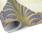 Papier Cadeau Walter Crane Swan, Rush Et Iris Art Nouveau (Coin rond)
