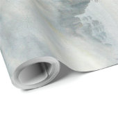 Papier Cadeau Wanderer au-dessus de la mer de brouillard, Friedr (Coin rond)