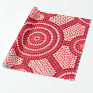 Papier Cadeau Waratah, lieu de rencontre autochtone