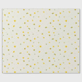 Papier Cadeau Warm Ivory Japanese Dandelion Floral Pattern (Plat)