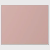 Papier Cadeau Warm Rose Blush Solid (Plat)
